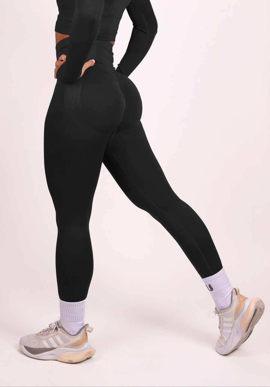 Leonie | Leggings Premium Scrunch - Nero