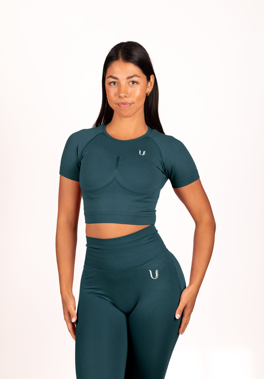 Leonie | Top - Blu Verde