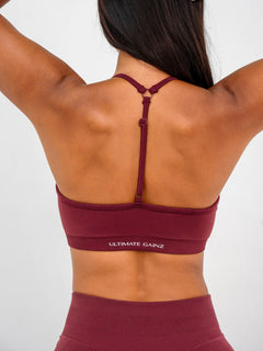 Luna | Top Sportivo Regolabile Premium - Bordeaux