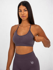 Luna | Top Sportivo Regolabile Premium - Lilla polvere
