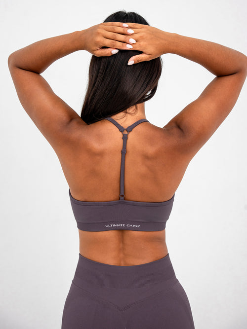 Luna | Top Sportivo Regolabile Premium - Lilla polvere