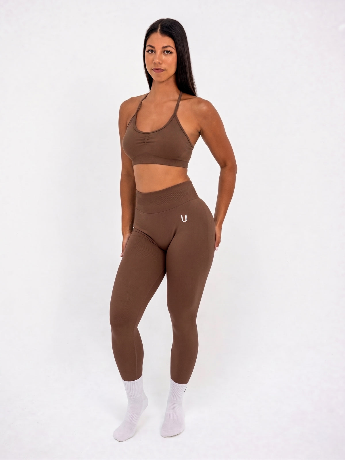 Luna | Premium Adjustable Sports Bra - Marrone