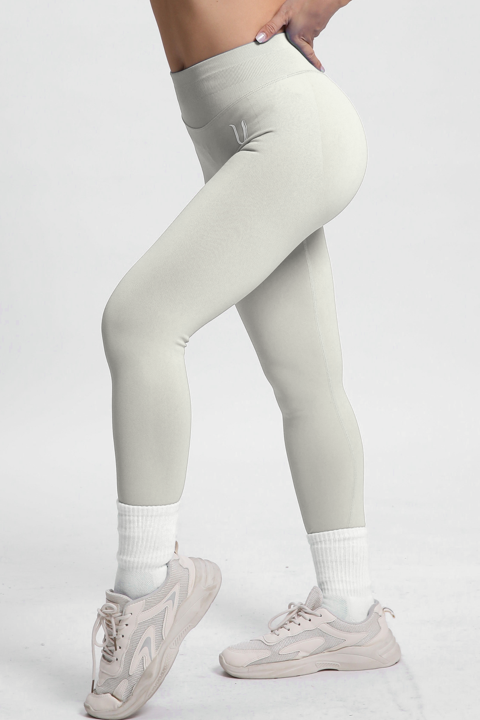 Beau | Leggings ad Alte Prestazioni - Avorio