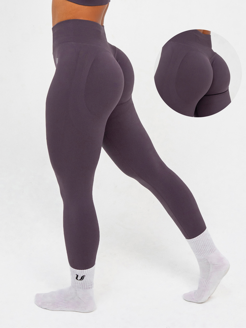 Luna | Legging Scrunch Senza Cuciture Premium - Lilla polvere