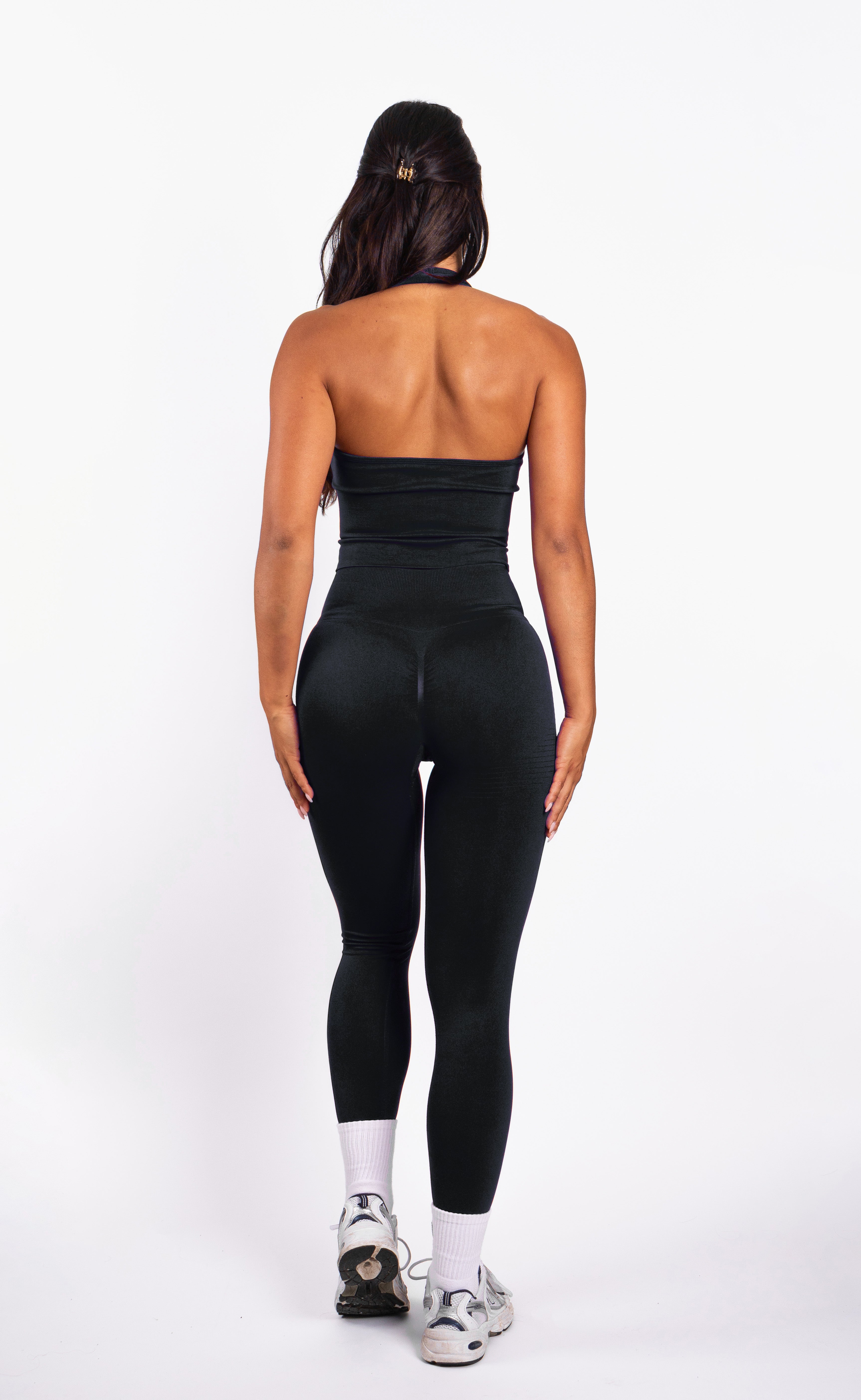 Bibi | Top Halter a Coste Seamless – Rosso