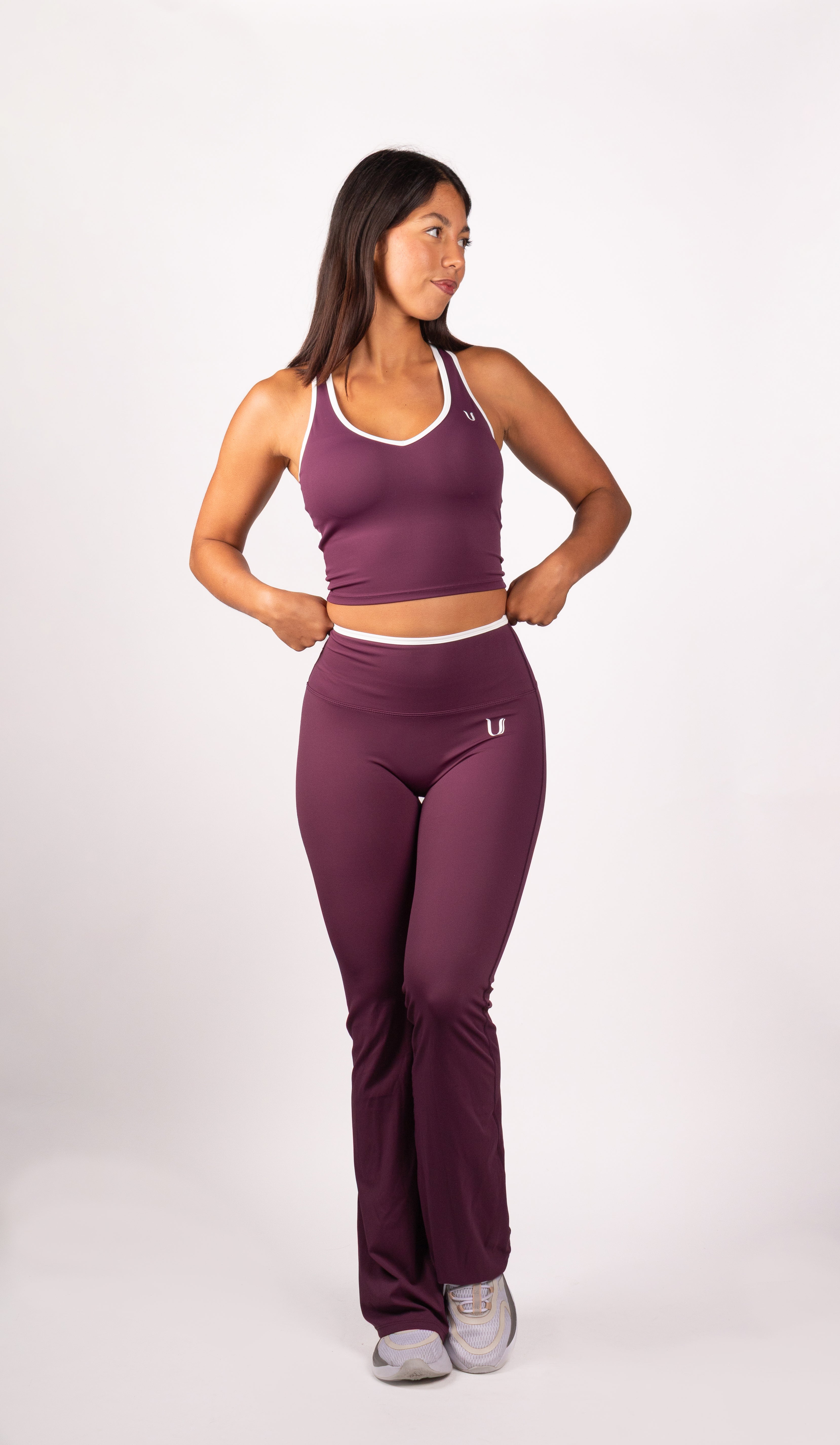 Ivy | Flare Legging – Bordeaux