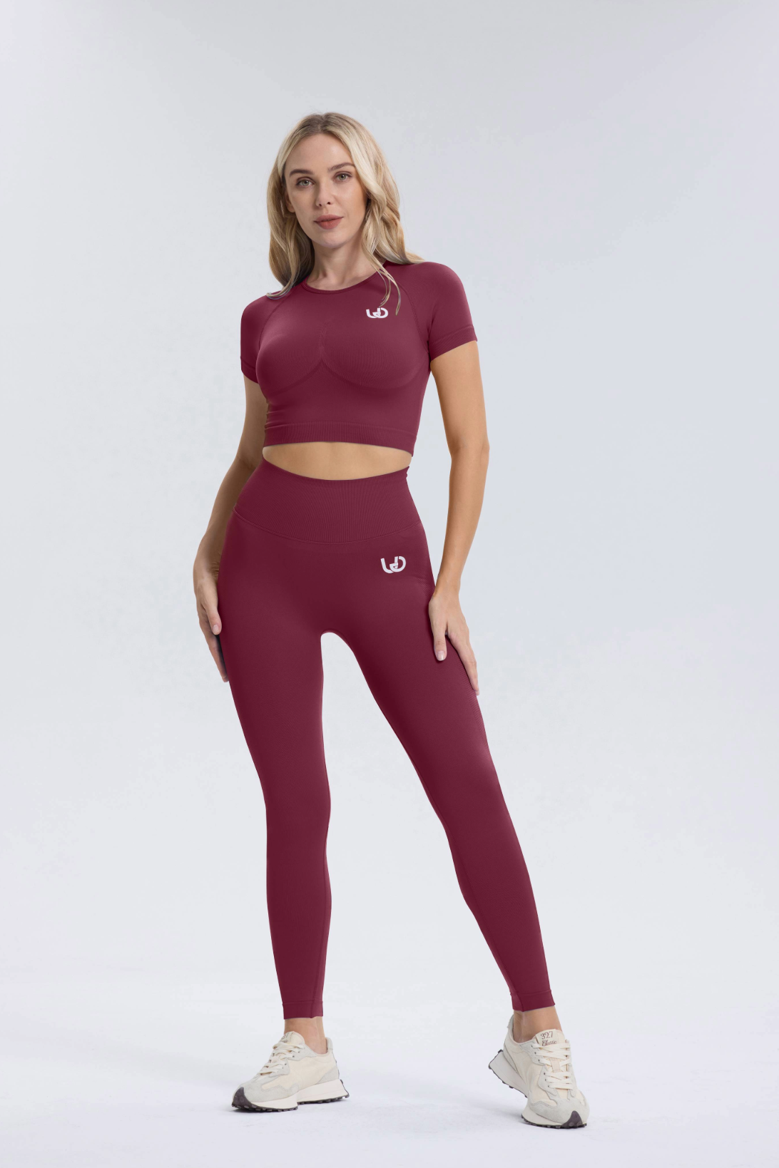 Leonie | Legging Scrunch Premium - Rosso Vino