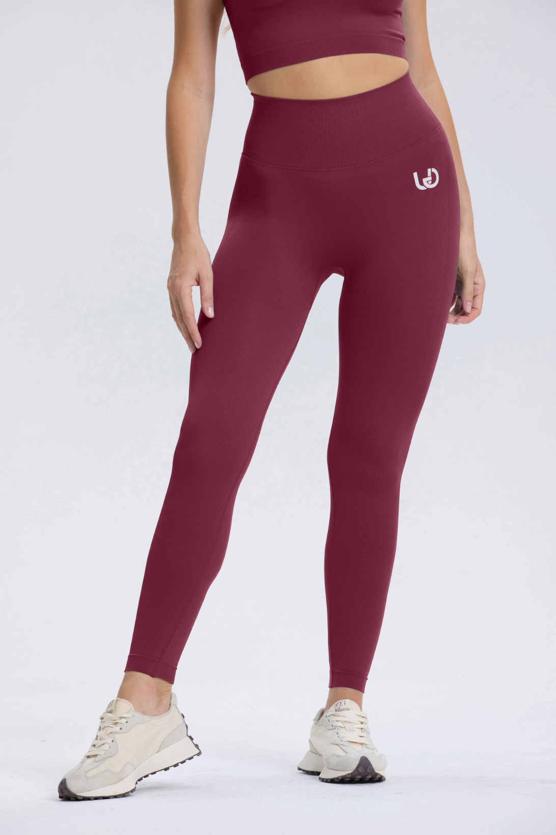 Leonie | Legging Scrunch Premium - Rosso Vino