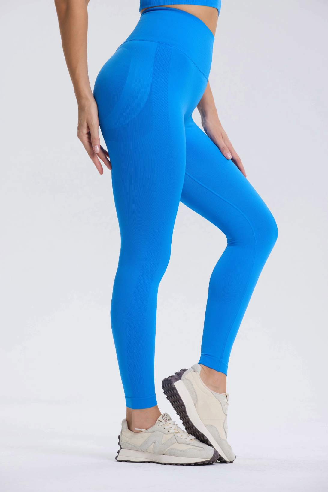 Leonie | Legging Scrunch Premium - Blu