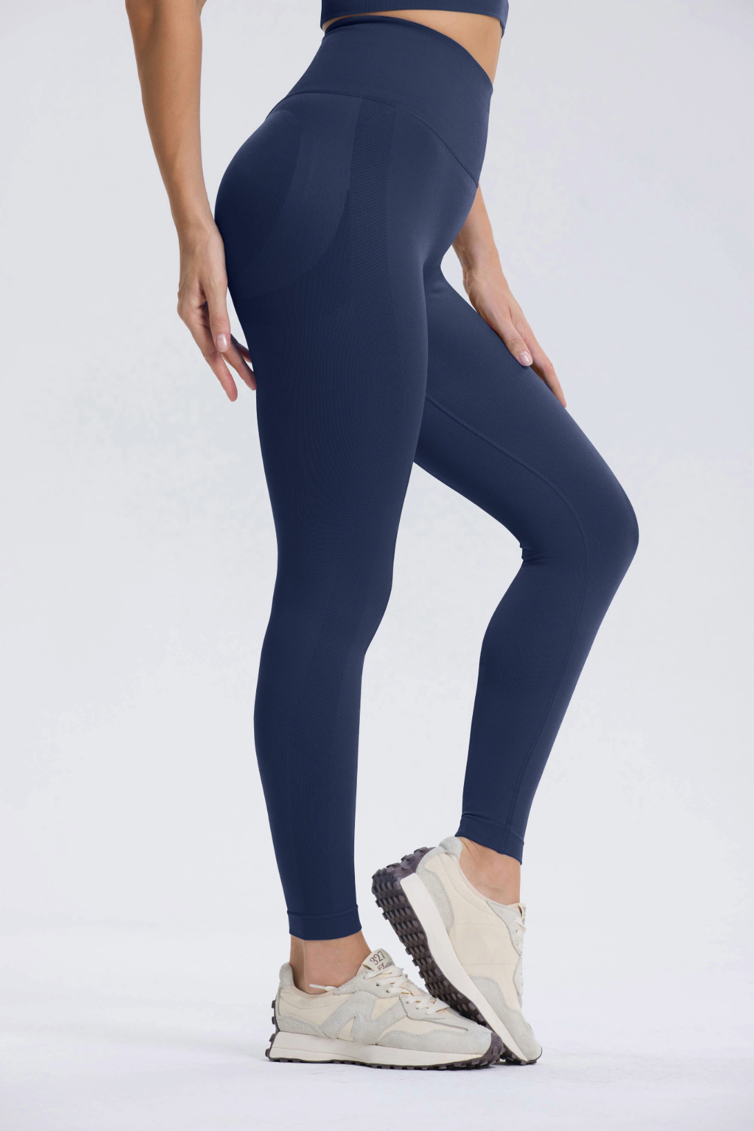 Leonie | Legging Scrunch Premium - Blu Scuro