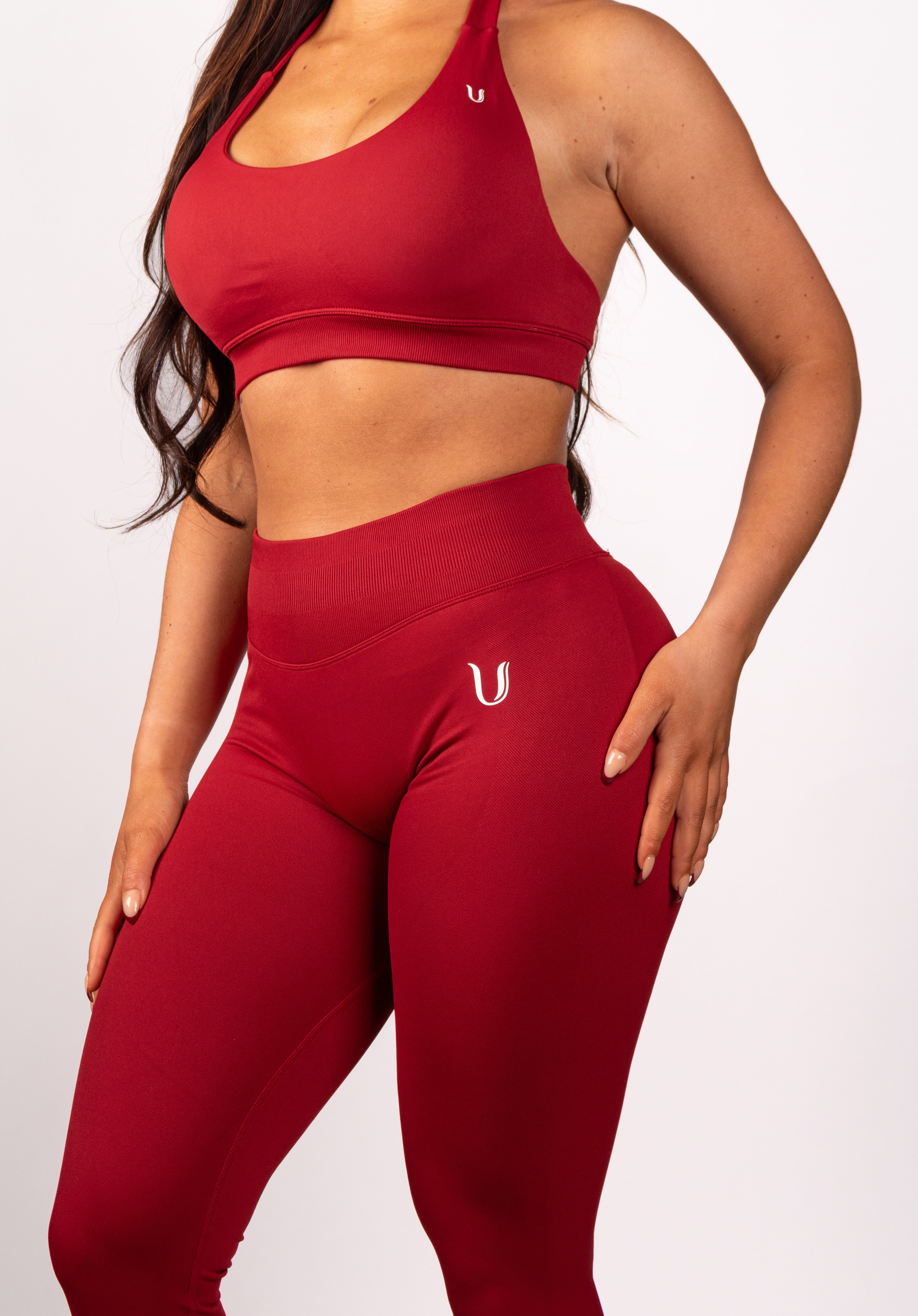 Beau | Leggings ad Alte Prestazioni - Rosso